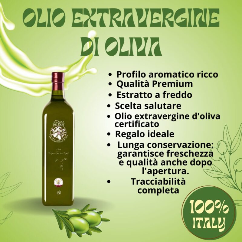 Olio extra vergine di oliva italiano