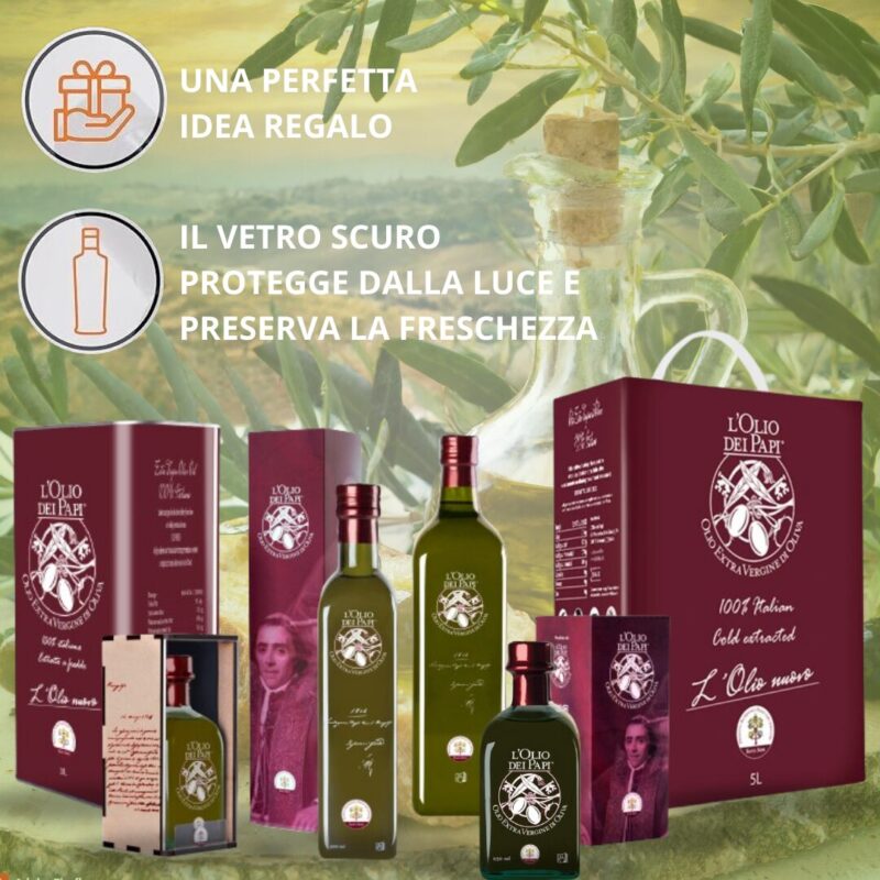 Olio extra vergine di oliva italiano