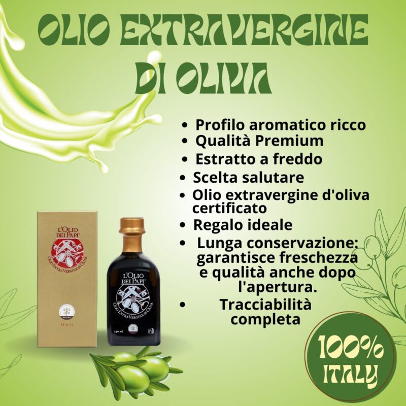 Olio extra vergine di oliva italiano