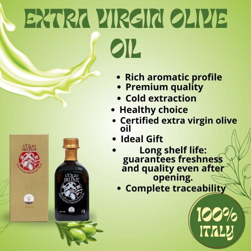 Olio extra vergine di oliva italiano