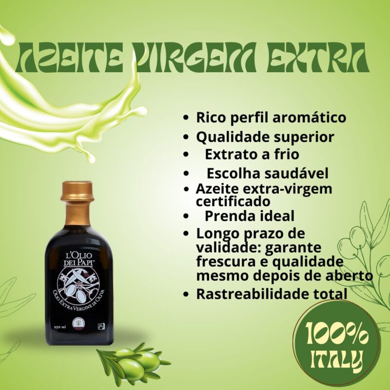 Olio extra vergine di oliva italiano