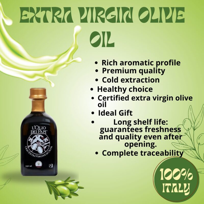 Olio extra vergine di oliva italiano