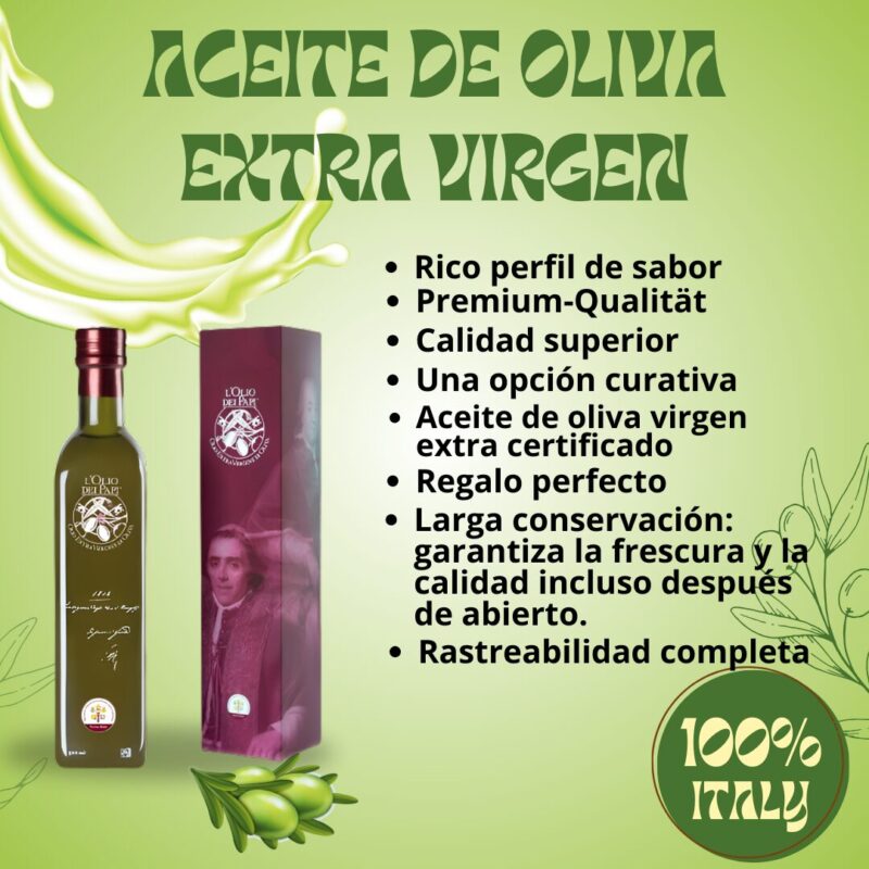 Olio extra vergine di oliva italiano