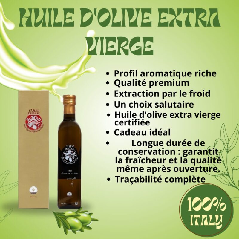 Olio extra vergine di oliva italiano