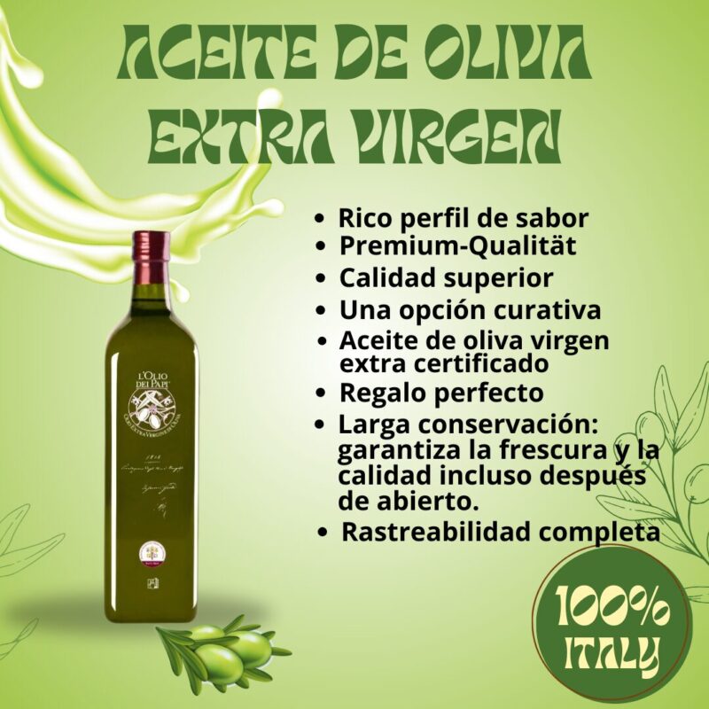 Olio extra vergine di oliva italiano