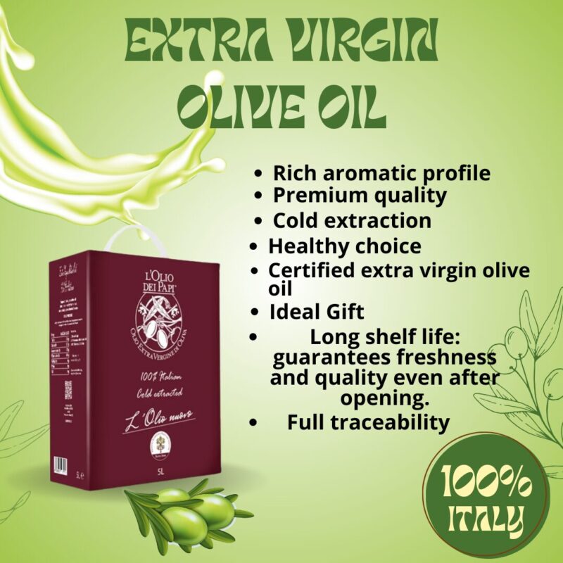 Olio extra vergine di oliva italiano