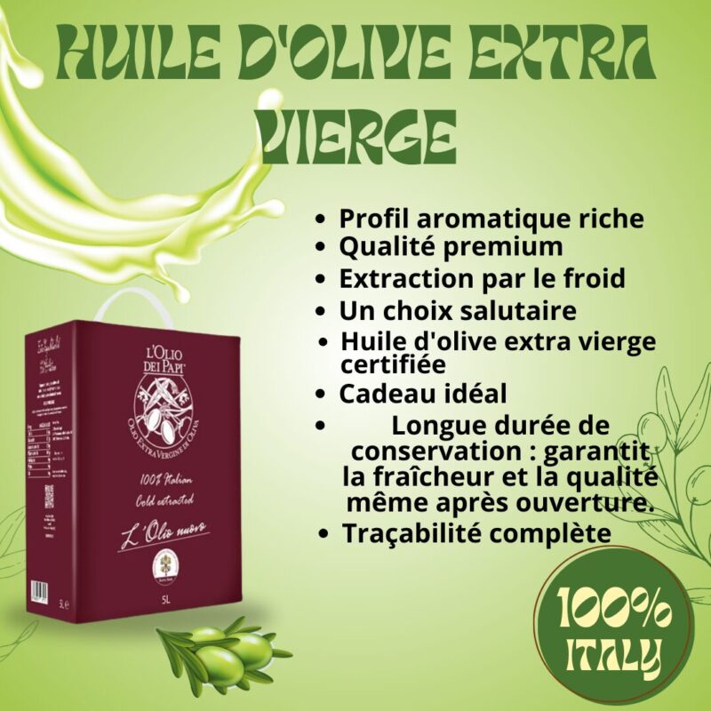 Olio extra vergine di oliva italiano