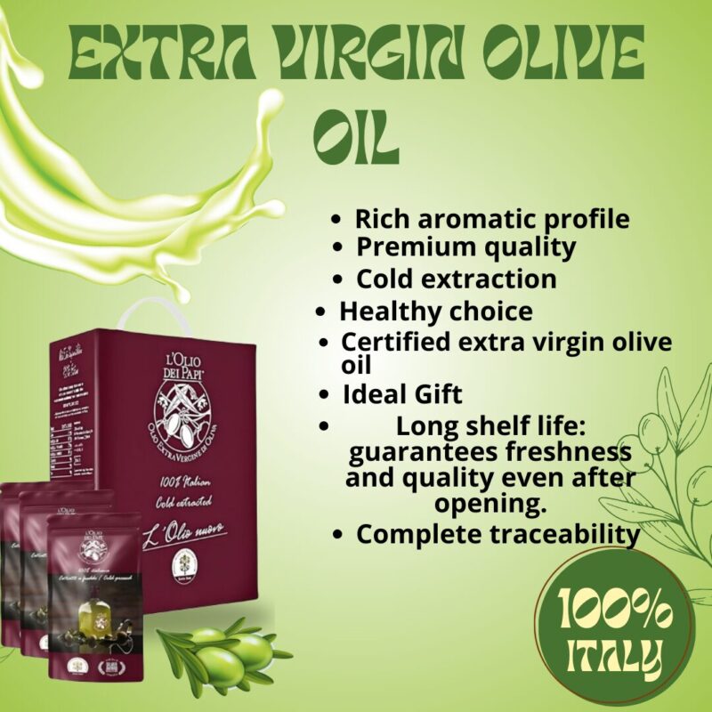 Olio extra vergine di oliva italiano