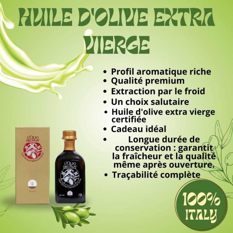 Olio extra vergine di oliva italiano