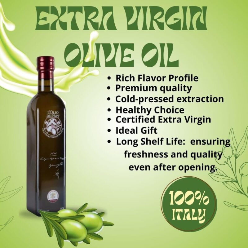 Olio extra vergine di oliva italiano