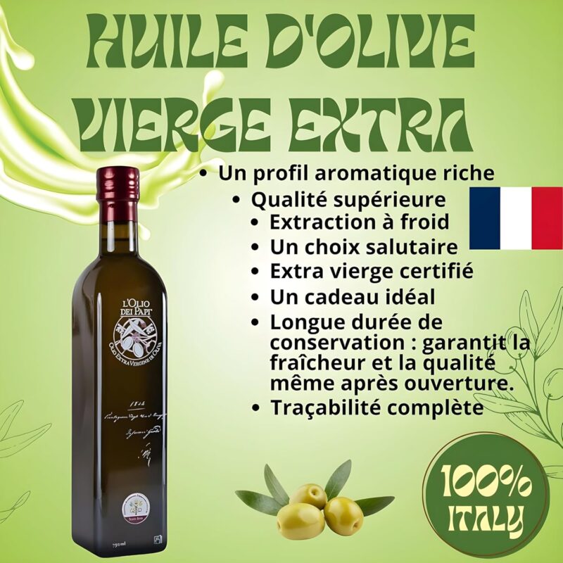 Olio extra vergine di oliva italiano