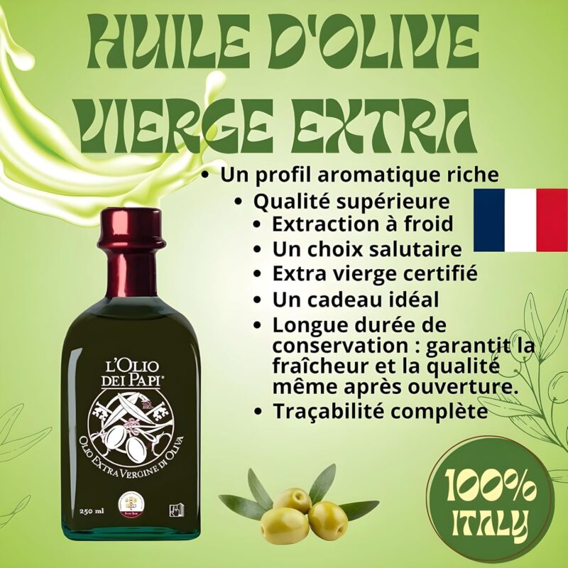 Olio extra vergine di oliva italiano