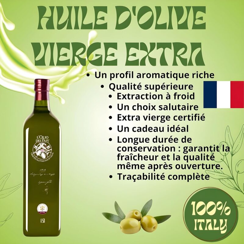 Olio extra vergine di oliva italiano