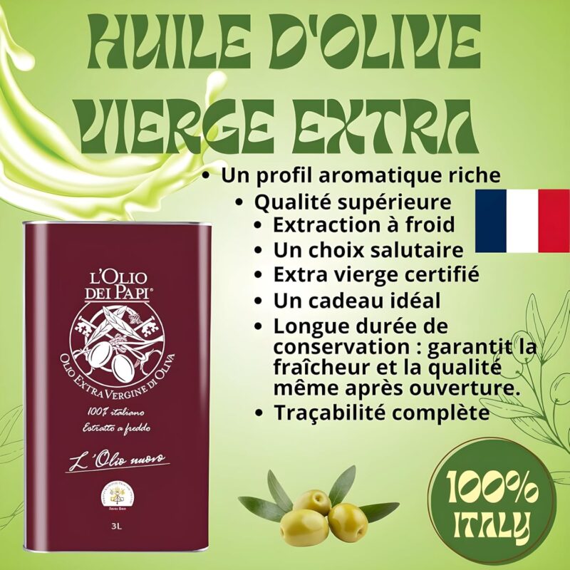 Olio extra vergine di oliva italiano