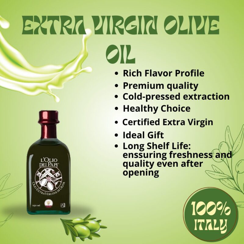 Olio extra vergine di oliva italiano