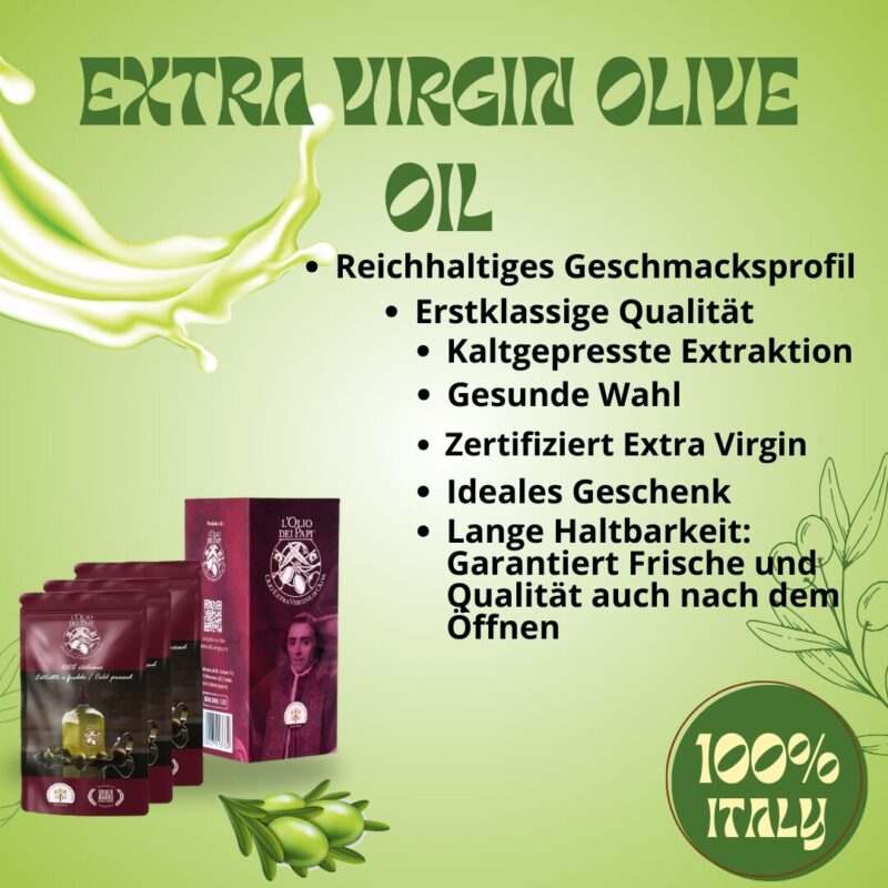 Olio extra vergine di oliva italiano