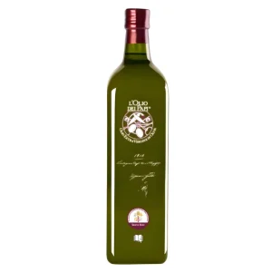 Bottiglia di L’Olio dei Papi 1LT in elegante confezione