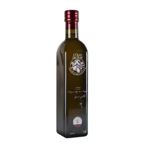Bottiglia di L’Olio dei Papi 750ml in elegante confezione