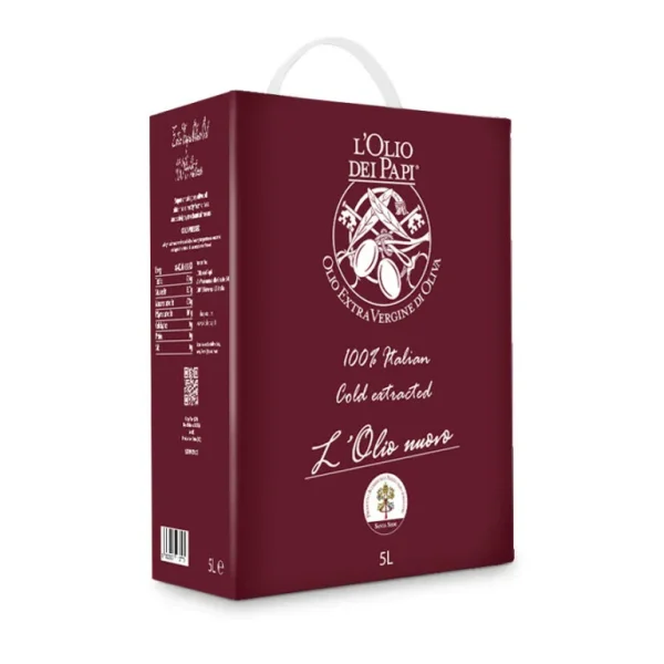 Bag in Box da 5 litri di L’Olio dei Papi – Olio Extra Vergine di Oliva Premium