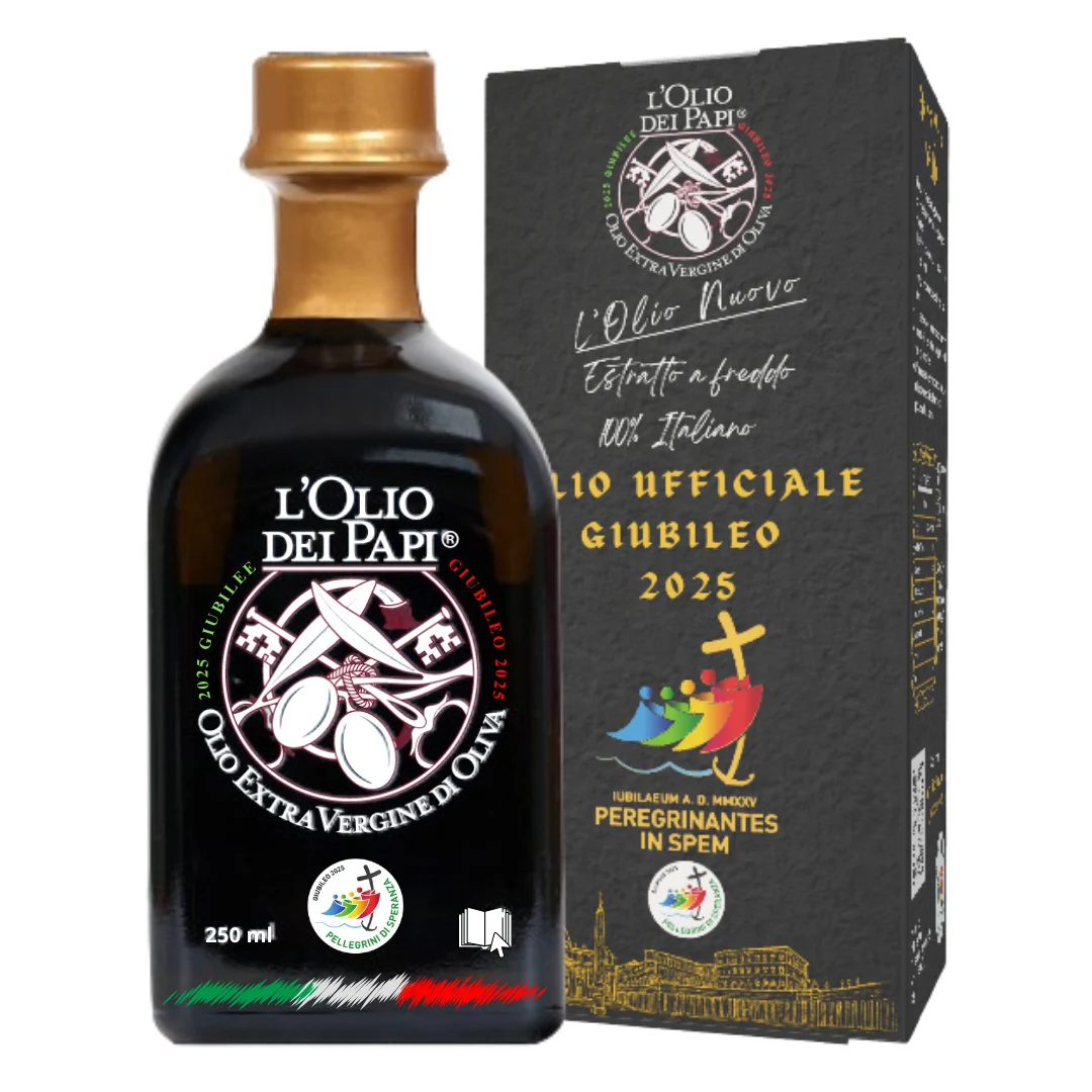 Olio dei Papi 250ml in astuccio elegante giubileo