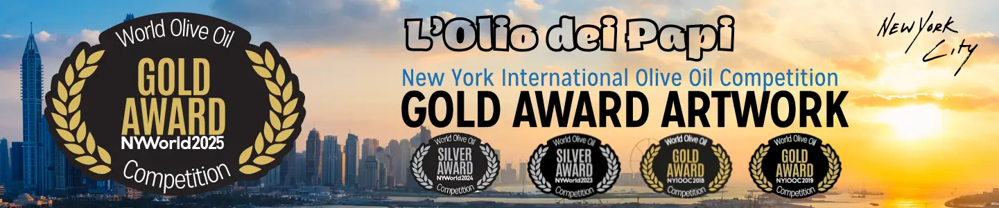 olio dei papi gold award come miglior olio extra vergine