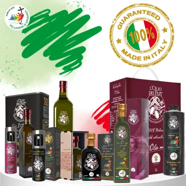 Linea prodotti L’Olio dei Papi Made in Italy