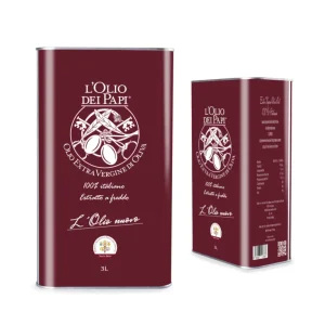 Latta da 3 litri di L’Olio dei Papi – Olio Extra Vergine di Oliva Premium