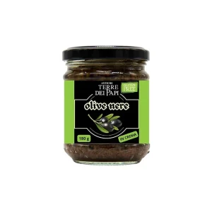 Patè di Olive di Gaeta 180g Antiche Terre dei Papi – Crema di olive nere mediterranea