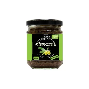 Crema di Olive Verdi Itrane 180g Antiche Terre dei Papi – Crema naturale e autentica
